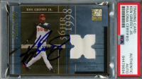Ken Griffey Jr. Signed 2003 Donruss Elite All-Time Career Best Materials #27 #/400 (PSA) at PristineAuction.com