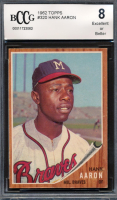 Hank Aaron 1962 Topps #320 (BCCG 8) at PristineAuction.com
