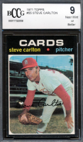 Steve Carlton 1971 Topps #55 (BCCG 9) at PristineAuction.com