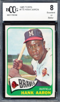 Hank Aaron 1965 Topps #170 (BCCG 8) at PristineAuction.com