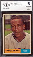 Ernie Banks 1961 Topps #350 (BCCG 8) at PristineAuction.com