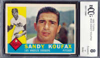 Sandy Koufax 1960 Topps #343 (BCCG 8) at PristineAuction.com