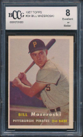 Bill Mazeroski 1957 Topps #24 RC (BCCG 8) at PristineAuction.com