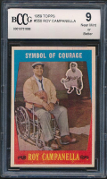 Roy Campanella 1959 Topps #550 Symbol of Courage (BCCG 9) at PristineAuction.com