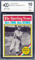 Walter Johnson 1976 Topps #349 ATG (BCCG 10) at PristineAuction.com