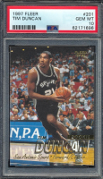 Tim Duncan 1997 Fleer #201 RC (PSA 10) at PristineAuction.com
