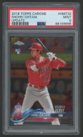 Shohei Ohtani 2018 Topps Chrome Update #HTM32 RC (PSA 9) at PristineAuction.com