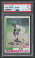 Rickey Henderson 1982 Topps #610 (PSA 9) at PristineAuction.com