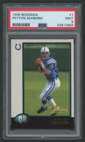 Peyton Manning 1998 Bowman #1 RC (PSA 9) at PristineAuction.com