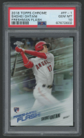 Shohei Ohtani 2018 Topps Chrome Freshman Flash #FF1 (PSA 10) at PristineAuction.com