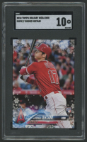 Shohei Ohtani 2018 Topps Walmart Holiday Snowflake #HMW17 RC (SGC 10) at PristineAuction.com