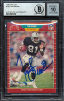 Tim Brown Signed 1989 Pro Set #183 RC (BGS | Autograph Graded 10) at PristineAuction.com