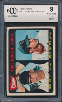Fritz Ackley / Steve Carlton 1965 Topps #477 Rookie Stars RC (BCCG 9) at PristineAuction.com