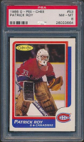 Patrick Roy 1986-87 O-Pee-Chee #53 RC (PSA 8) at PristineAuction.com