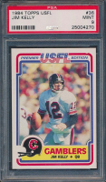Jim Kelly 1984 Topps USFL #36 XRC (PSA 9) at PristineAuction.com