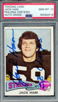 Jack Ham 1975 Topps #125 RC Inscribed "SB Champs" (PSA | Autograph Graded 10) at PristineAuction.com