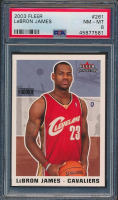 LeBron James 2003-04 Fleer Tradition #261 RC (PSA 8) at PristineAuction.com