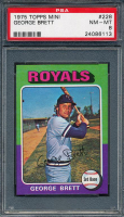 George Brett 1975 Topps Mini #228 RC (PSA 8) at PristineAuction.com