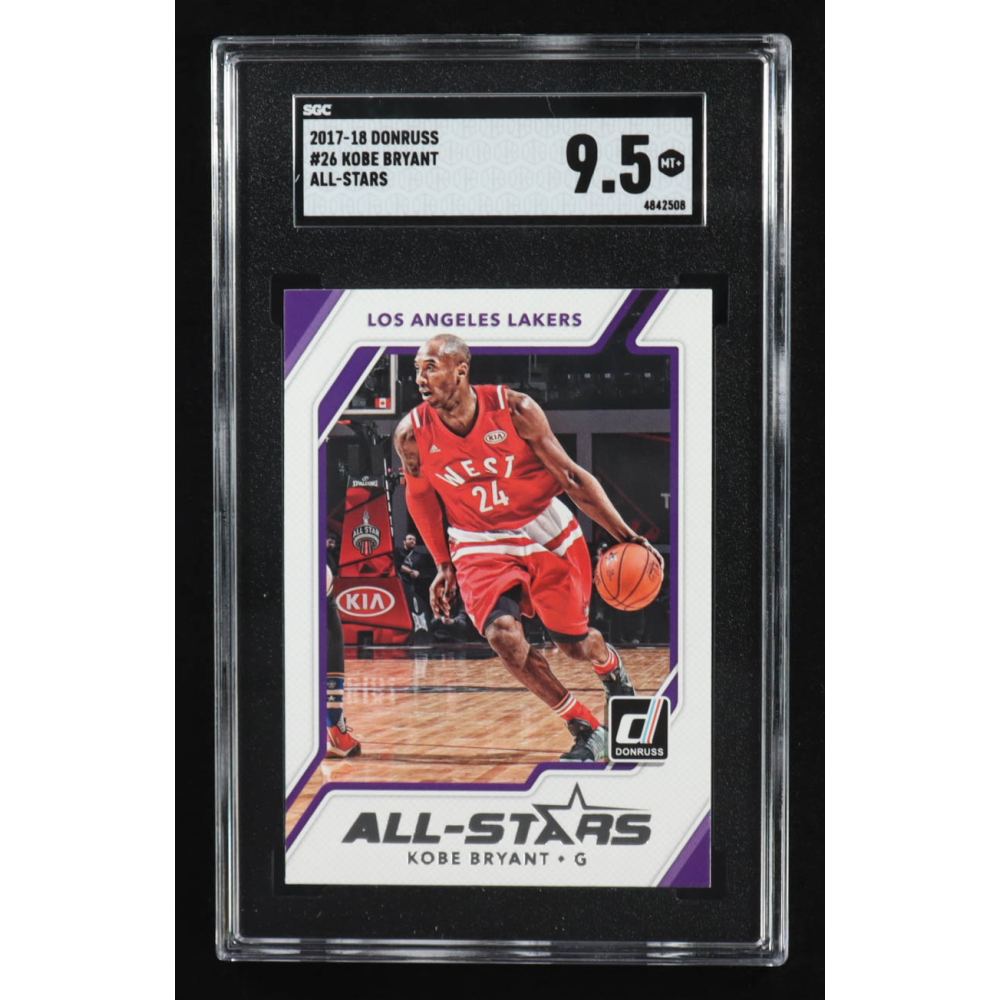 Kobe Bryant 2017-18 Donruss All-Stars #26 (SGC 9.5) at PristineAuction.com