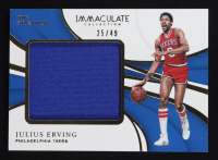 Julius Erving 2018-19 Immaculate Collection The Standard Relics #50 #25/49 at PristineAuction.com