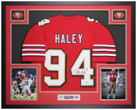 Charles Haley Signed Custom Framed Jersey Display (Beckett) at PristineAuction.com