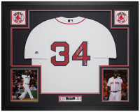 David Ortiz Signed Red Sox Custom Framed Majestic Authentic Jersey Display Inscribed "Big Papi" (Beckett) at PristineAuction.com