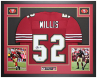 Patrick Willis Signed Custom Framed Jersey Display (Beckett) at PristineAuction.com