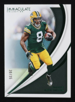 Josh Jacobs 2024 Immaculate Collection Emerald #41 #30/35 at PristineAuction.com