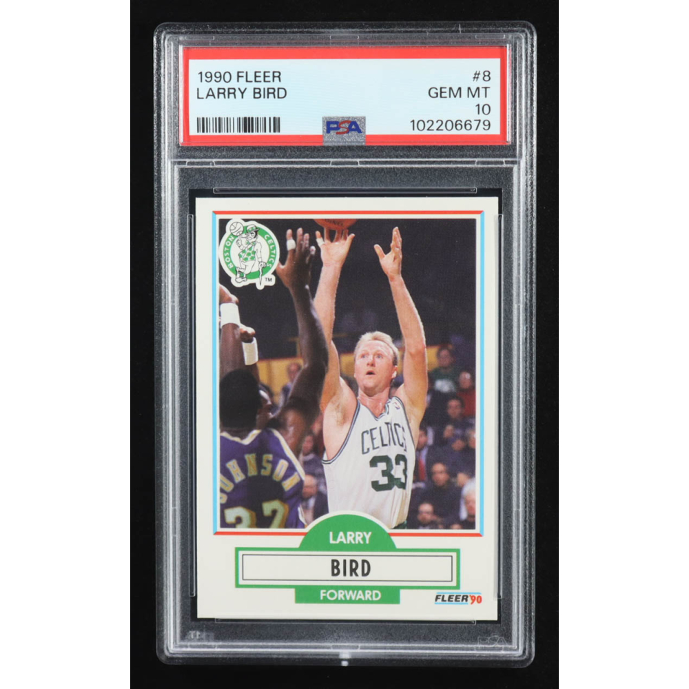 Larry Bird 1990-91 Fleer #8 (PSA 10) at PristineAuction.com