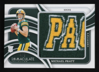 Michael Pratt 2024 Immaculate Collection Rookie Socks #33 RC #4/5 at PristineAuction.com