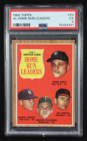 Roger Maris / Mickey Mantle / Jim Gentile / Harmon Killebrew 1962 Topps #53 / AL Home Run Leaders (PSA 5) at PristineAuction.com