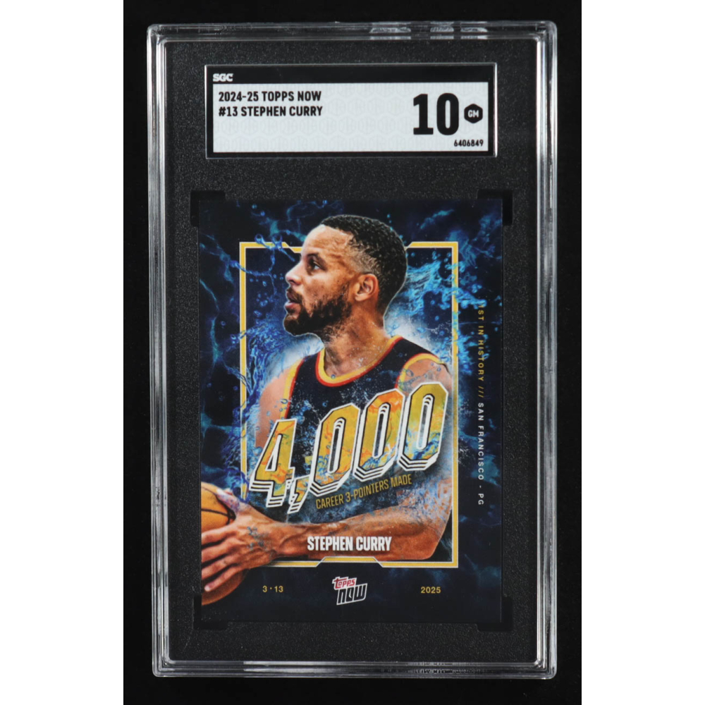 Stephen Curry 2024 Topps Now #13 (SGC 10) at PristineAuction.com