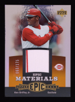 Ken Griffey Jr. 2006 Upper Deck Epic Materials Dark Orange #KG2 Jersey #063/175 at PristineAuction.com