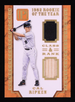 Cal Ripken 2016 Panini Pantheon Class and Rank Materials Gold #2 #18/25 at PristineAuction.com