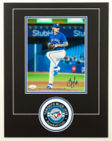 Bowden Francis Signed Blue Jays Custom Matted Photo Display (JSA) at PristineAuction.com