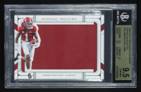 Jameson Williams 2022 Panini National Treasures Collegiate Rookie Silhouettes #19 RC #5/99 (BGS 9.5) at PristineAuction.com