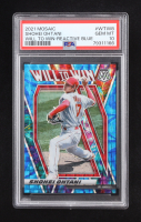 Shohei Ohtani 2021 Mosaic Will To Win Reactive Blue #WTW8 (PSA 10) at PristineAuction.com