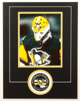 Michel Dion Signed Penguins Matted Cut Display (JSA) at PristineAuction.com