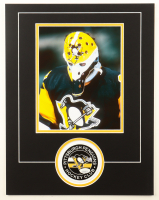 Michel Dion Signed Penguins Matted Cut Display (JSA) at PristineAuction.com