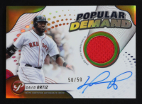 David Ortiz 2024 Topps Pristine Popular Demand Autograph Relics Gold Refractors #DPARDO #50/50 at PristineAuction.com