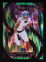 Malik Nabers 2024 Select Prizm Neon Green Shock #116 #235/499 RC at PristineAuction.com
