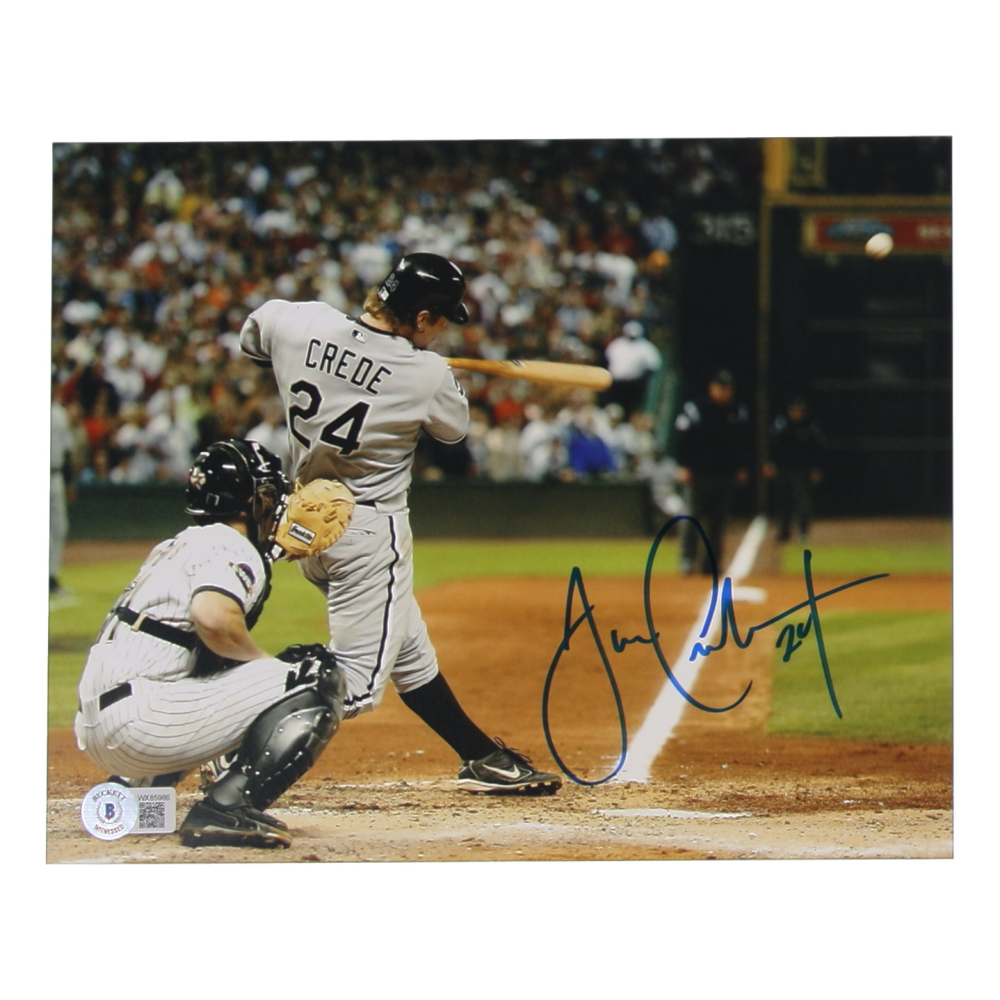 Joe Crede Signed White Sox 8x10 Photo (Beckett) at PristineAuction.com