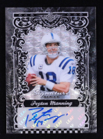 Peyton Manning 2025 Leaf Signature Series Super Prismatic Silver #BAPM2 #1/1 at PristineAuction.com