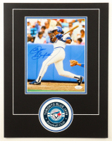 Jesse Barfield Signed Blue Jays Custom Matted Photo Display (JSA) at PristineAuction.com