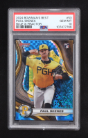 Paul Skenes 2024 Bowman's Best Blue X-Fractor #53 RC #056/150 (PSA 10) at PristineAuction.com