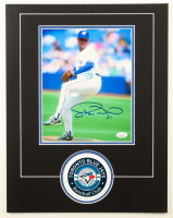 Duane Ward Signed Blue Jays Custom Matted Photo Display (JSA) at PristineAuction.com