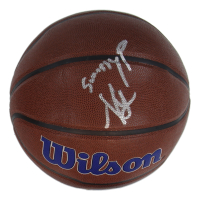 Nick Young Signed Warriors Logo NBA Basketball Inscribed "Swaggy P" (JSA) at PristineAuction.com