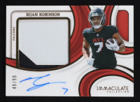 Bijan Robinson 2024 Immaculate Collection Premium Patch Autographs #9 #49/99 at PristineAuction.com