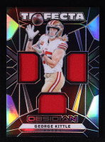 George Kittle 2024 Panini Obsidian Trifecta Swatches #39 at PristineAuction.com