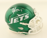 CJ Mosely Signed Jets Speed Mini Helmet (JSA) at PristineAuction.com